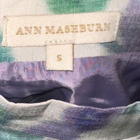 Ann Mashburn Floral A Line Side Zip Floral Skirt - Picture 3 of 4